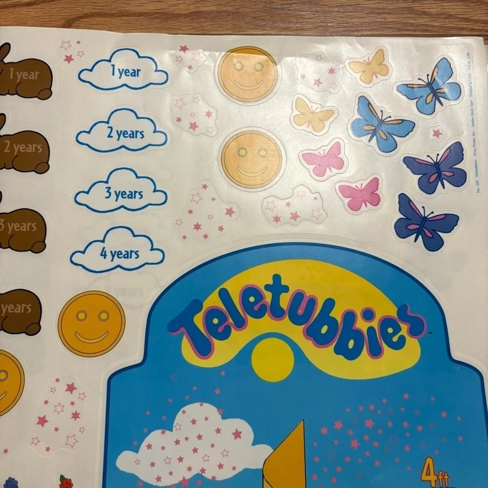 Vintage Teletubbies Wall Clings
